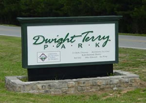 Dwight Terry Park Sign